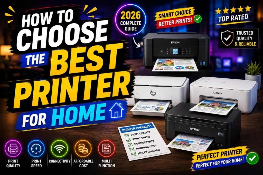 How to Choose the Best Printer for Home How to Choose the Best Printer for Home