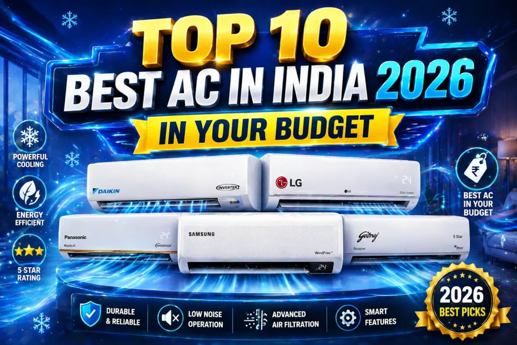 Best AC in India in 2026 in Your Budget Best AC in India in 2026 in Your Budget